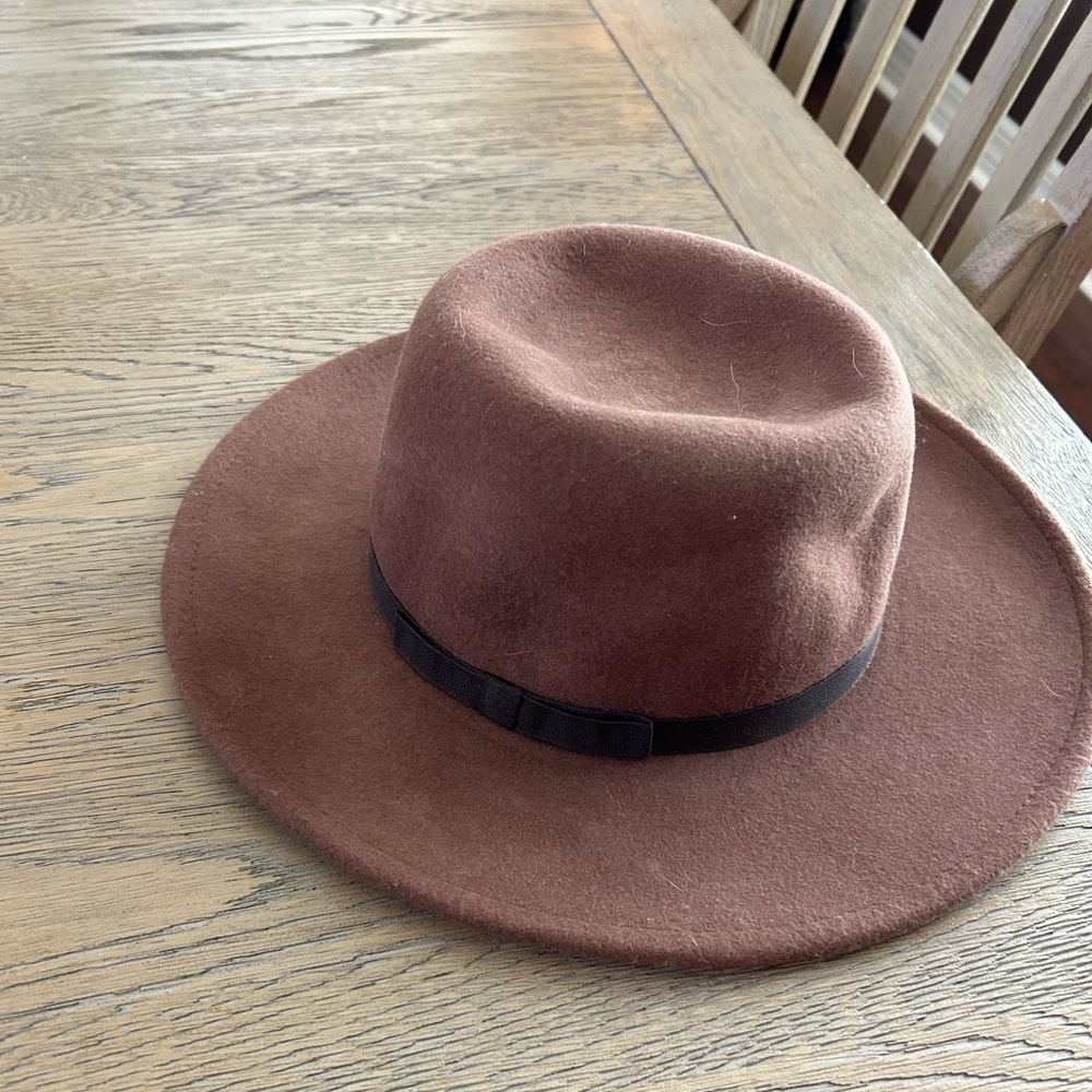“Never Worn” World Market Chocolate Felt Hat